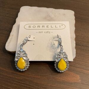 Sorrelli Lemon Zest Wire Earrings